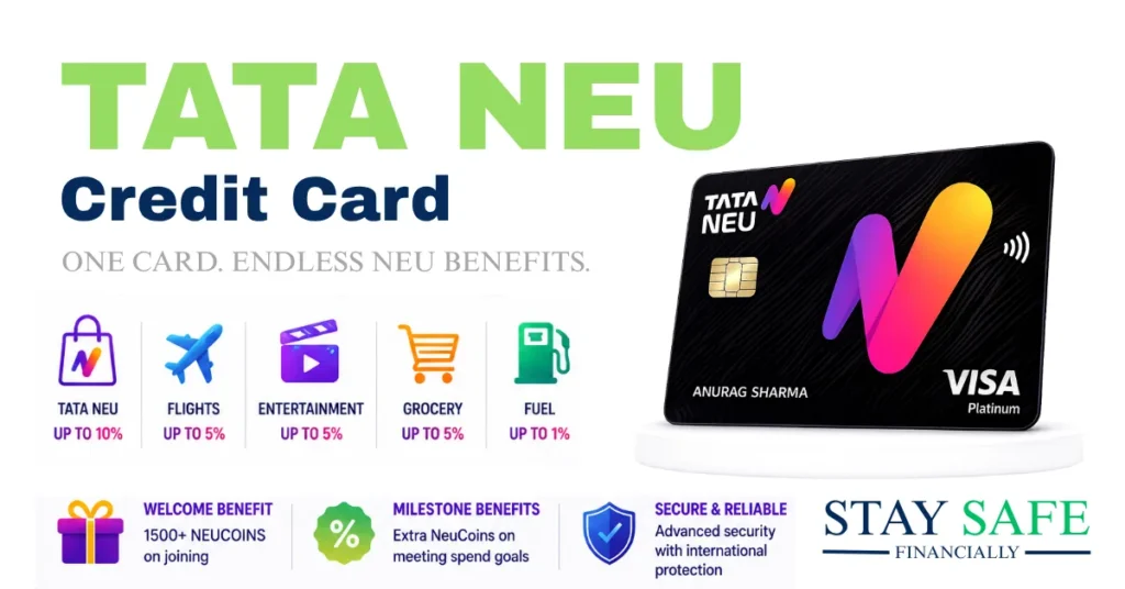 Tata Neu Credit Card Benefits & Charges